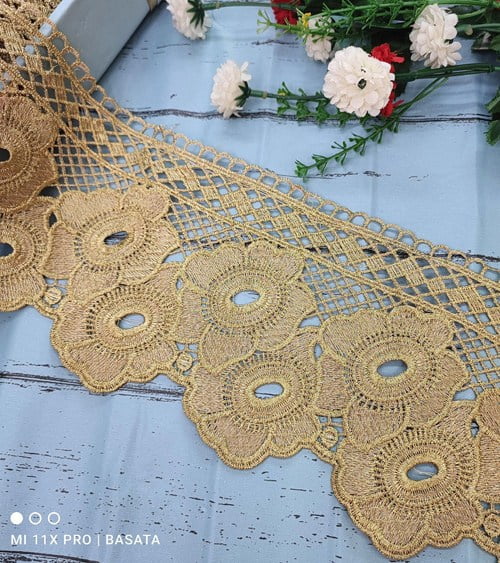 Floral Edging Guipure Lace No 0382