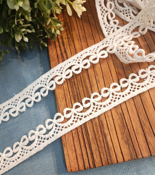 Bow Edging Guipure Lace 0378