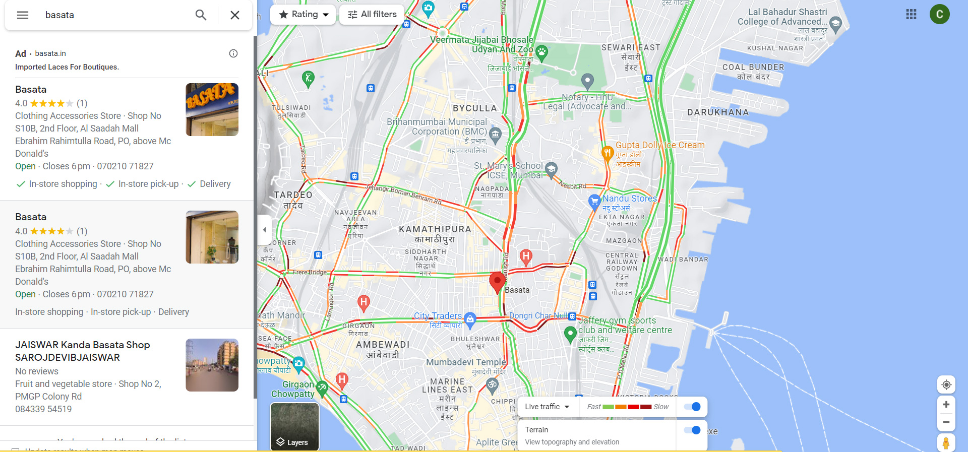 Basata-Google-Maps