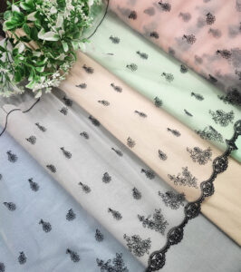 Soft Blush Dainty Net Lace No 500