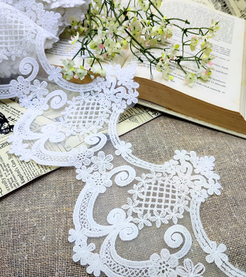 Organza lace store fabric