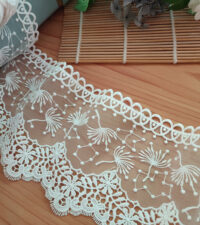 Constellation Design Embroidered Net Lace No 593a
