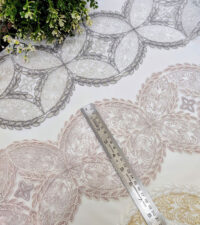 Mosaic Motif Corded Embroidery Lace No 647c