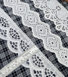 Stunning Cutwork Cotton Laces No 639d