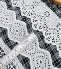 Stunning Cutwork Cotton Laces No 639c
