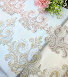 Reminiscing Vintage Corded Embroidery Lace No 650