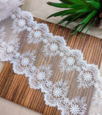 Double Sided Floral Net Lace No 668