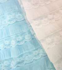 Frilly Feels Net With Lacing Fabric 679b