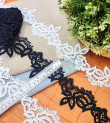 Abstract Floral Guipure Lace No 700b