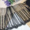 Linear Pattern Embroidered Net With Gpo Fringe 706