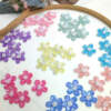 Mini Floral Mix Sequins Applique No 708