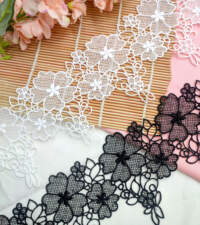 Dainty And Delicate Floral Guipure Lace No 695