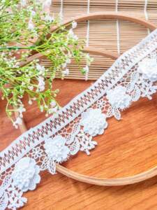 3D Floral Guipure Lace 726a