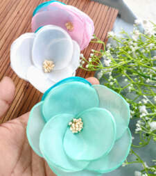 Organza Flowers Item No 749a