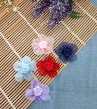 Mini Organza Flowers 3 Item No 769