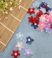 Mini Organza Flowers 1 Item No 767