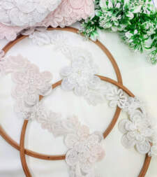 3D Floral Cord Lace No 794