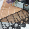 Black Floral Net Lace No 781