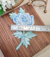 Wild Rose Sequins Applique Item No 788c
