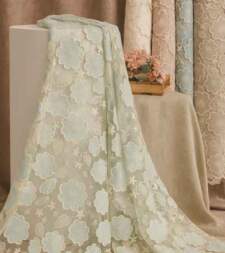 3D Floral Fabric On Net Item No 823
