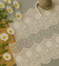 Interlaced Floral Statement Hakoba Lace No 825