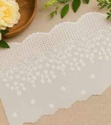 Statement Hakoba With 3D Florals Lace No 877a
