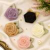 Rose Roulette Textured Fabric Flowers Item No 810