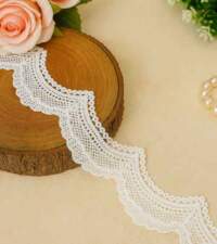 Shallow Scallops Guipure With Sequins Lace No 699