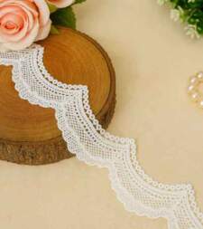 Shallow Scallops Guipure With Sequins Lace No 699