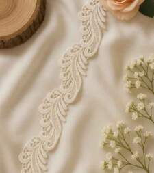 Tendril Design Gpo With Sequins Lace No 822