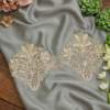 Floral Vase Design Corded Embroidery Lace No 739