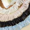 Shiny Silky Organza Frills Lace No 830