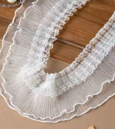 Double Layer Frill Net Lace No 829d