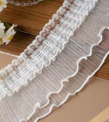 Double Layer Frill Net Lace No 829c