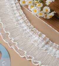 Double Layer Frill Net Lace No 829