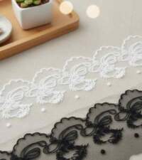 Floral Embroidered Nets 4 Lace No 854a