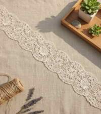 Intricately Designed Guipure Lace No 868