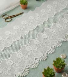 Interlaced Floral Statement Hakoba Lace No 825