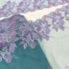Green Floral Embroidered Tulle Net Lace No 785