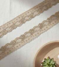 Jaali Design Zari Guipure Lace No 874