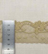 Jaali Design Zari Guipure Lace No 874b
