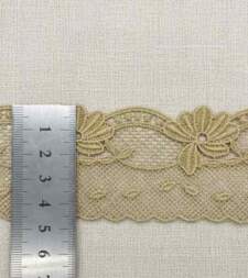 Jaali Design Zari Guipure Lace No 874b
