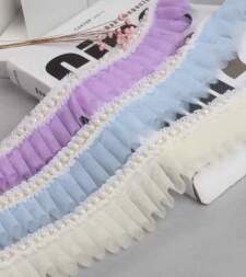 Pearly Frills Net Lace No 879a