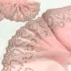 Soft Peach Pink Tulle Net Lace No 786