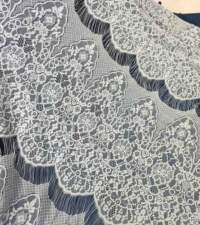 Silver GreyChantilly Lace Piece No 923a