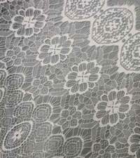 Delicate Thread Work Chantilly Lace Piece 922a