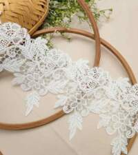 Intricate Floral Guipure Net Lace No 905a