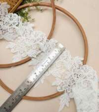 Intricate Floral Guipure Net Lace No 905c
