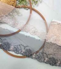 Rose Design Net Border Lace No 903