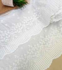 Statement Hakoba With 3D Florals Lace No 877c